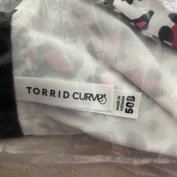 Torrid NWT Lightly Lined Everyday Wire-Free Bra Leopard 360° Back Smoothing 50B - Picture 9 of 9